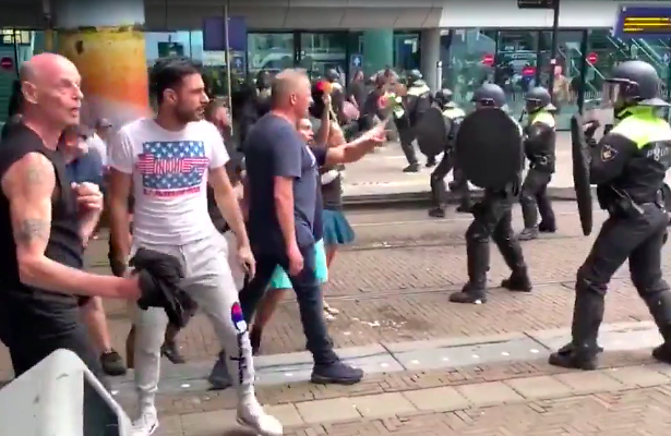 Rellen met de politie